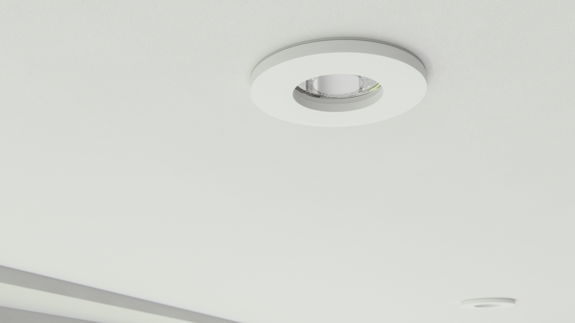 Waterproof white ceiling fixtures